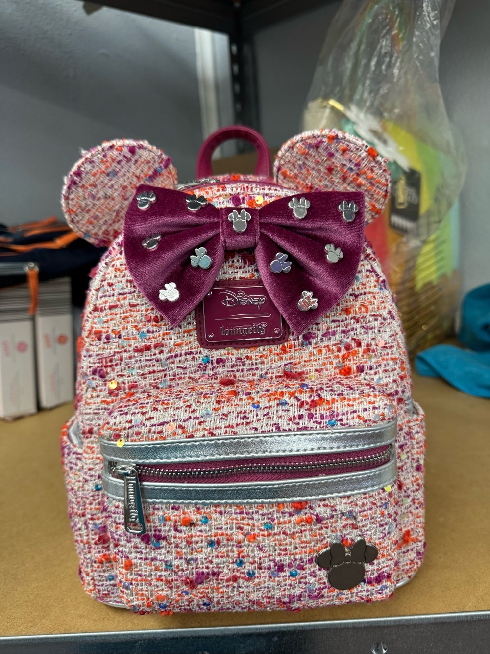 Loungefly Backpack - raspberry Bounce